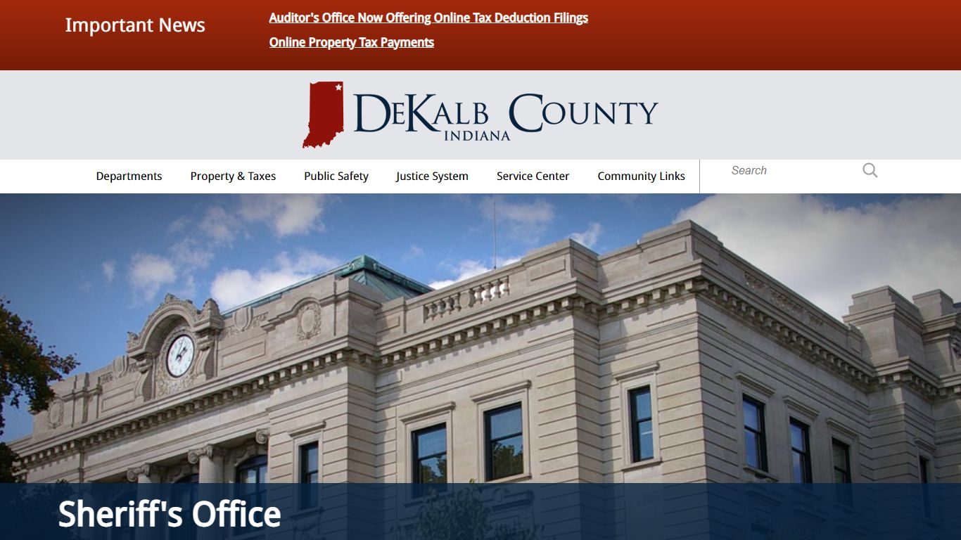 Sheriff's Office - Dekalb County, Indiana